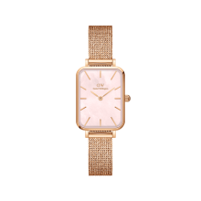Daniel Wellington Quadro Watch Pink Stainless Steel DW00100510
