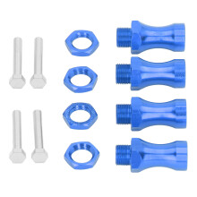 1/10 RC-Auto Metallradadapter für Off-Road, 12mm auf 17mm Sechskant, 30mm, Blau