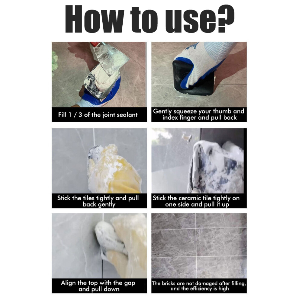 Sealant Caulking Finishing Tool - Hand Caulk Tool For Grout & Surface Sealing 5011344556004