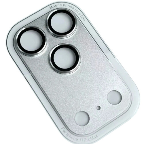 Rear Camera Glass Protector Compatible With iPhone 17 Pro Silver 1