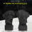 Hochdichte Polyester-Weightlifting-Handschuhe, Schwarz, Groß 6