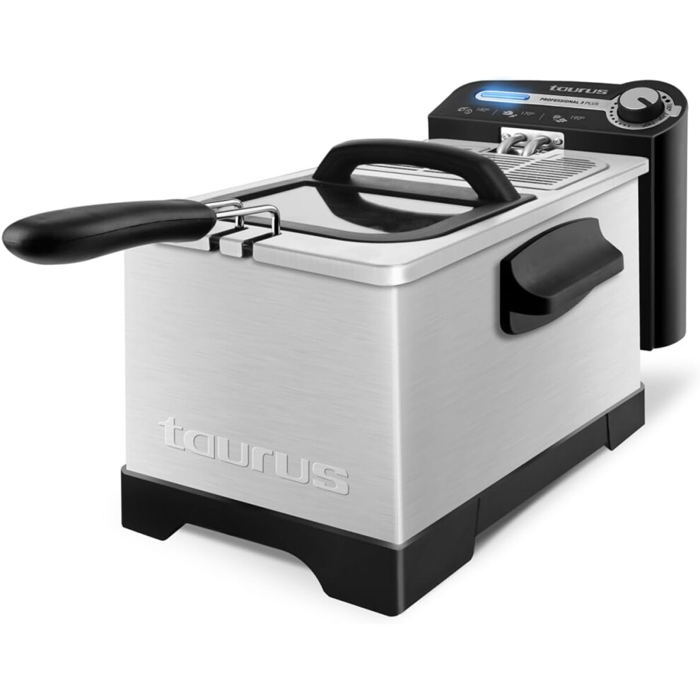 Freidora Profesional 3 Plus | 3 L | 2100 W | Temperatura Regulable | Tapa Opaca Con Filtro | Luz Indicadora-image