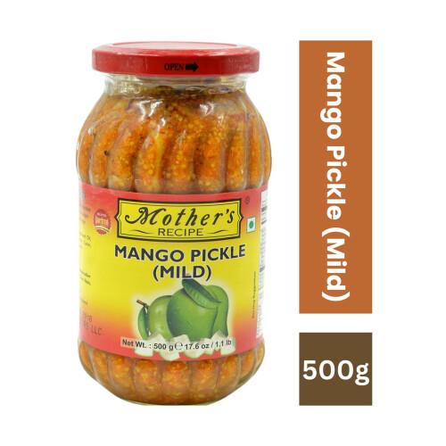 Mother's Recipe Mango Pickle Mild 500g | Authentic Indian Mild Mango Pickle 2