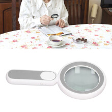 20X LED USB Handheld Lupe mit 85 mm Linse, 1200 mAh Akku