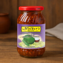 Mother's Recipe Choondo – Shredded Sweet Mango Pickle 500g | Authentic Indian Gujarati Style Pickle