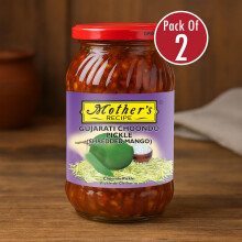 Mother's Recipe Choondo – Shredded Sweet Mango Pickle 500g (Pack of 2) | Authentic Gujarati Style Pickle