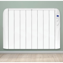 Futura Electric 2000W Radiator Panel Heater Wall Mounted Advanced Timer Digital Thermostat, Bathroom Safe Room Heater