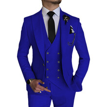 Terno personalizado de traje personalizado para homens para homens para homens para homens, calças de colete duplo no peito, terno de casamento de