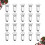 50 Pcs Buckle Clip Clips Suspender For Strap White 10