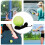 2pcs Soft Tennis Practice Balls Woolen Multi Colorful For 10