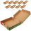 10pcs Foldable Design Pizza Box For 11.8x7.9x1.8in 5