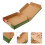10pcs Foldable Design Pizza Box For 11.8x7.9x1.8in 2