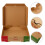 10pcs Foldable Design Pizza Box For 11.8x7.9x1.8in 4
