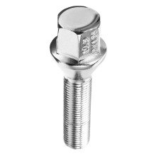Worgeous Locking Wheel Nut Remover Lug Shank For Car Tires Silver