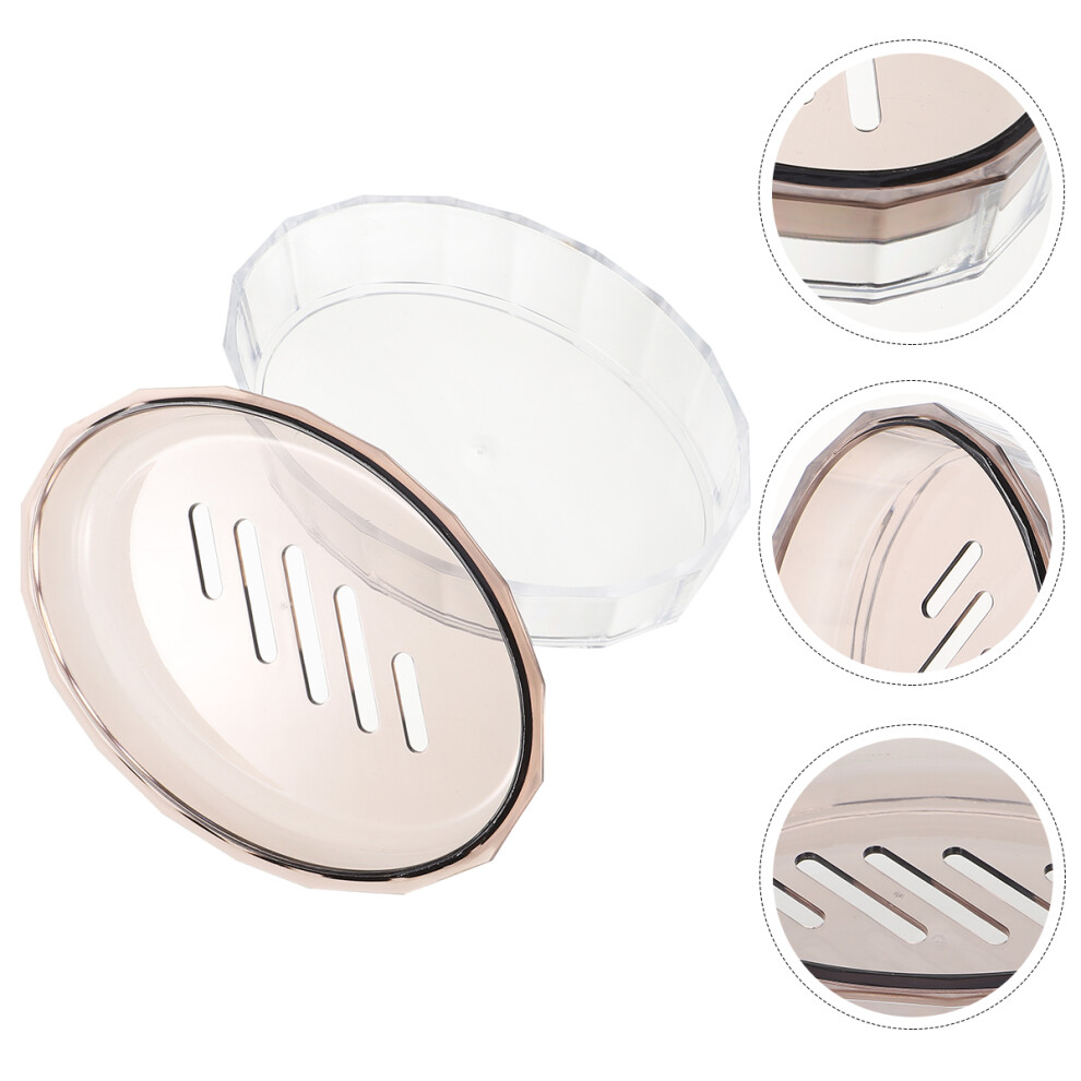 1pc Creative Soap Storage Rack Coffee Color For Bathroom Sink-image-OPC-PJZHXG9-NEW