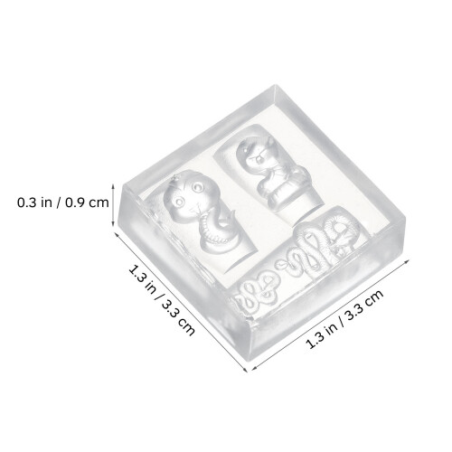 2pack Embossing Mold Nails For Women's Diy Nail Art Projects 2