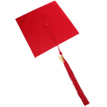 Tassel Caps Elegant Design Graduation Set Red 1set
