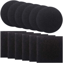 12pcs Trash Can Filter Cotton Equipment Lasting Filter Sponge