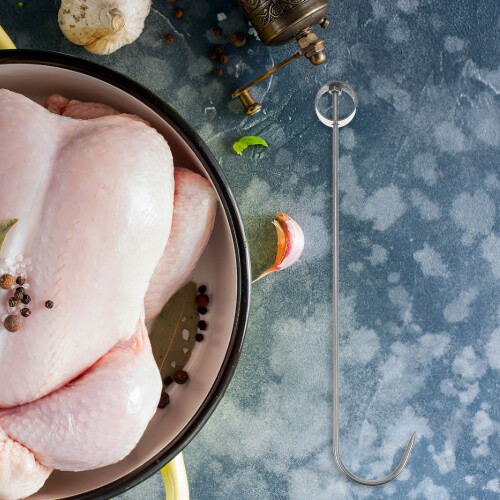 2 Pcs Roast Duck Hook Kitchen Hooks For Meat Chicken 2