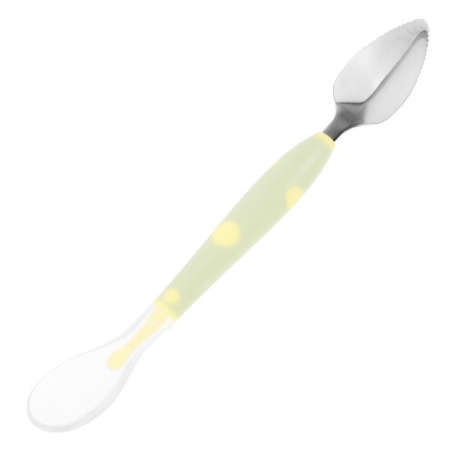 Cuillères Silicone Fruit Bébé Accessoire Double Usage