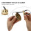 1pc Ring The Bell Chimes Instrument Manual Hand Bell Copper 10