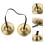 1pc Ring The Bell Chimes Instrument Manual Hand Bell Copper 4