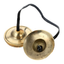 1pc Ring The Bell Chimes Instrument Manual Hand Bell Copper
