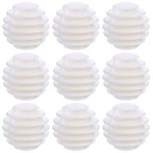 10pcs Golf Stripe Ball Synthetic Rubber Indoor Ball White