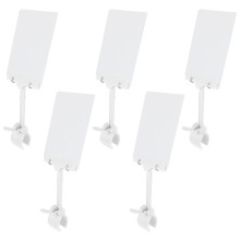 5set Professional Sign Stand For Retailers In Exhibitions White