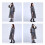 Raincoat Adults 1pcs Dark Grey Foldable Hooded For Riding 1