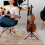 1 Pc Violin Stand Wooden Shelf Environmental Abs 11