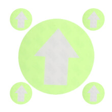 Reflective Trail Marker Pvc Waterproof For Homeowners 5pcs