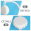 White Musical Bell Mobile With Electric Adjust Hanging 9