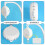 White Musical Bell Mobile With Electric Adjust Hanging 10