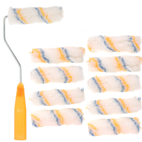 1 Set Small Roller Paint Plastic Large Component