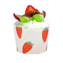 Raindrops 150 Pcs Paper Cake Tray Cup Dessert Cups 6x6x4.7cm