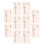 100 Pcs Removable Gypsum Board Prism Stickers Label 5