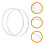 4 Pcs Percussion Part Replacements Jazz Drum Skin 4
