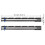 12 Pcs Fabric Sliding Gauge Seam For Sewing Accessory Ruler 10