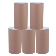 5 Pcs Storage Cardboard Tube Clear Honeycomb Paper