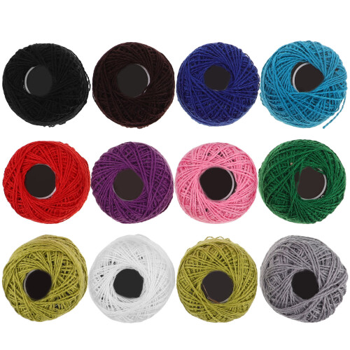 Friendship Bracelet Ng Cotton Thread Assorted Color 12pcs