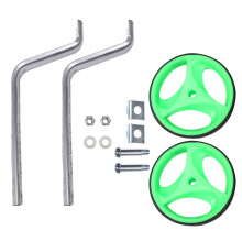 1 Set Bicycle Bike Green Kid Accessories Bike Training Wheels