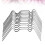 Landscaping Pins Stake Silver Fixing Daily Use 400pcs 5