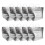 10Pcs Disposable Thickened Tote Food Insulation Bag Silver L 3mm 1