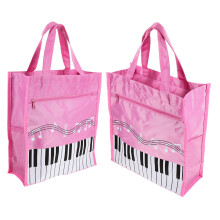 Raindrops  2 Pcs Tote Bag For Girl Portable Storage Bags Music Handbag
