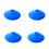 10set Soccer Training Disc Pp Red For Outdoor Activities 7