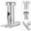 Fitting Stair Railing Work 6.50x6.50x3.00cm Silver 9