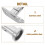 Fitting Stair Railing Work 6.50x6.50x3.00cm Silver 11
