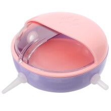 Doggie Milk Bowl Pink Abs Spillproof Pet Feeding 1 Bowl