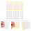 100pcs Candle Stickers Double Sided Base Paper 5
